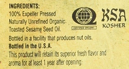 Napa Valley Naturals Organic Toasted Sesame Oil, 128 Ounce - Thumbnail 2