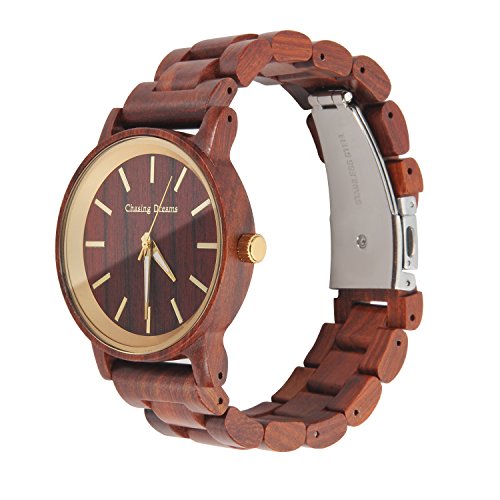 analog wooden watch