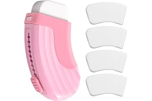 Pindda 4+1 Pack Rubber Erasers Sliding Retractable Eraser, Large White Erasers for School Office Art Drawing Pencil Eraser for Kids- Pink