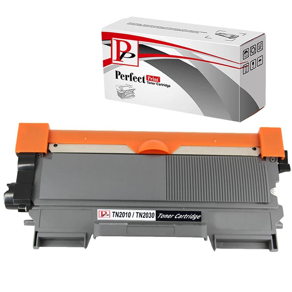 PerfectPrint Compatible Toner Cartridge Replacement for Brother DCP-7055 DCP-7055W HL-2130 HL-2132 HL-2135W TN2010 (Black)
