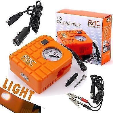Rhino Automotive© RAC 12v Car Tyre Air Compressor Inflator RW1610