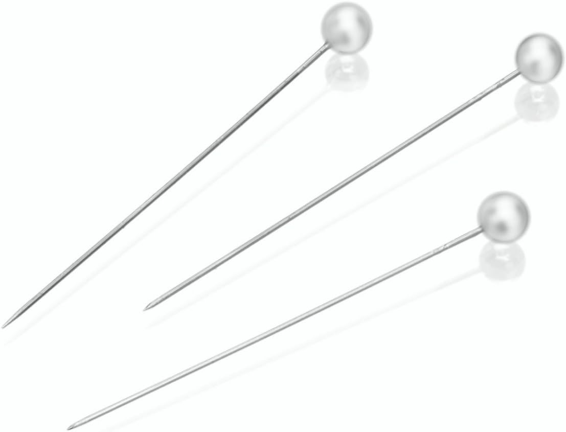 Knorr Prandell 64 mm 12-Piece Decorative Pins, White