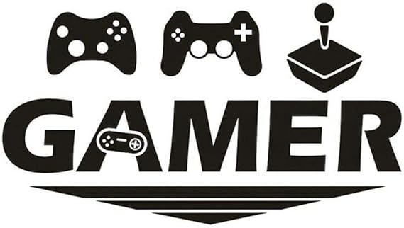 JXNY Gamer Home Decor Wall Sticker Carteles Calcomanía Dormitorio