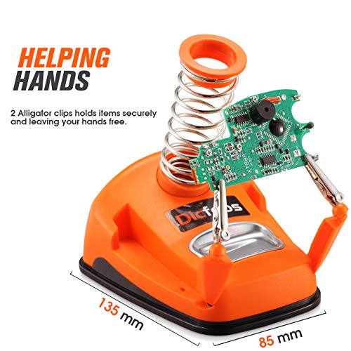 Dicfeos Soldering Iron Station, 30 Watt 110-120V Rapid Heating Soldering Iron with 1 Pack Solder Wire and Extra Solder Tip, Temperature 300℃