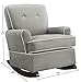 Baby Relax Tinsley Nursery Rocker Chair, Gray