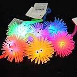 12-Pack of Flashing Panda Multi-Color LED Flashing Puffer Yo-Yo 2