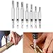Migiwata Adjustable Self Centering Hinge Drill Bit Set of 7PCS, 1/4