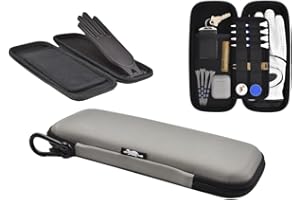 Platypus Golf Co. Caddie Case - Golf Glove Holder with Hinging Stiff Shaper - Golf Accessories for Men & Women - Hard Case Organizer with Storage Slots for Phone, Tees, Divot Tools & Ball Markers