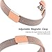 Vancle For Fitbit Alta HR Band/Alta Band, Fitbit Alta Accessories Replacement bands Metal Wristband Band Strap with Magnetic Closure Clasp for Fitbit Alta HR/Fitbit Alta(Rose gold, Small)