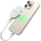 DIGIERA 1TB Magnetic Portable SSD, External Solid State Drives with USB-C 3.2 Gen 2x2, Speed Up to 2000MB/s, Compact & Durable, Compatible with iPhone 15/16 Series and Other USB-C Devices, White