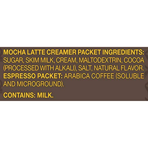 Gevalia Café at Home Instant Mocha Latte Coffee Kit (15 Kits, 3 Packs