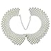 niceeshop(TM) False Collar Necklaces Romantic Necklaces with Artificial Pearl,White