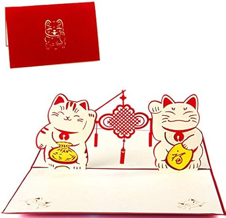 Shizuhatagayama Carte De Vœux Avec Enveloppe Anniversaire Saint Valentin Jour Nouvel An Cadeau De Noel 3d Pop Up Double Happiness Cat Carte De Voeux D Invitation Amazon Fr Cuisine Maison Shizuhatagayama Carte De Vœux Avec Enveloppe Anniversaire Saint Valentin Jour Nouvel An Cadeau De Noel 3d Pop Up Double Happiness Cat Carte De Voeux D Invitation Amazon Fr Cuisine Maison