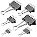 AUSTOR 145 PCS Binder Clips Black Paper Clamps Assorted 6 Sizes Paper Clips with Box for Office, School and Home Supplies