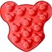 CHAWOORIM 16 Cavity Small Mickey Mouse Silicone Mold DIY Candy Chocolate Sugar Craft Fondant Ice Tray
