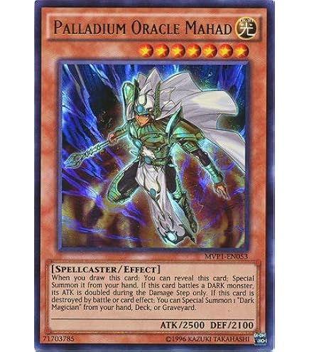 Amazon.com: YU-GI-OH! - Palladium Oracle Mahad (MVP1-EN053) - The