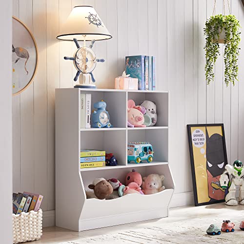 TOYMATE Toy Organizers and Storage, Kids Bookshelf and Bookcase for