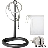 Worm Brew - Compost Tea &amp; Worm Casting Tea Brewer - 5 Gallon Bucket Aerator (Pump Included) D10