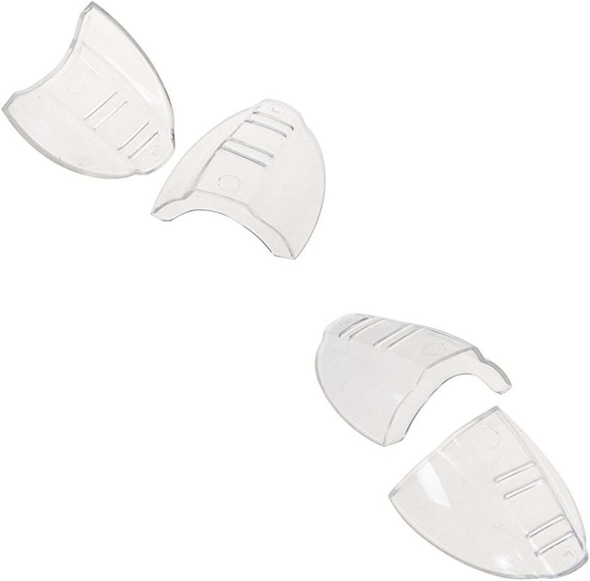 Wommty 2 Pair Safety Classes Flexible Clear Side Shields - Fits Small To Medium Eyeglasses (M) - Image 4