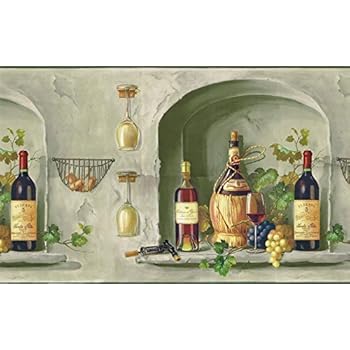 Wallpaper Border - Kitchen Prepasted 21 Inch Wide Wall ...