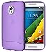 TUDIA Full Matte Arch TPU Bumper Protective Case for Motorola Moto G 3 (3rd Gen 2015 Released) (Purple)