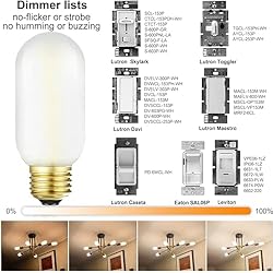 Leools T14 LED Bulb,4W E26 LED Bulb Dimmable