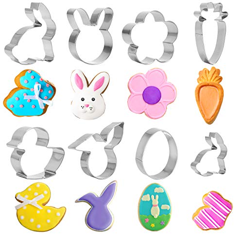 image for Hoepaid Easter Cookie Cutters DIY Baking Decor Pastry Modelling Tools 
