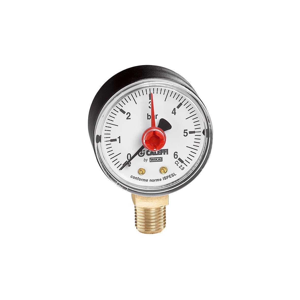 Caleffi 557710 MANOM.D.80 3/8 0-10 Inf, single