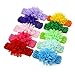 FEITONG(TM) 10 Pieces Babys Headbands Girls Headband Chiffon Flower Hair Bow