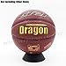 Odoria Black Round Dimple Blocks for Basketball Football Volleyball Softball Bowling BallPedestal Display Stand Holder