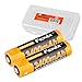 TWO PACK: Fenix ARB-L18 Button-Top 3500mAh 18650 Protected Rechargeable Batteries & Organizer - Designed for RC11, PD35, TK16, and other LED Flashlights