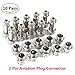 10 Set GX12 2Pin 12mm Aviation Plug Male Female Metal Socket Connector
