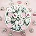 It's a Girl Baby Shower Kisses Candy Stickers, Pink Chocolate Drops Labels - 180 Count