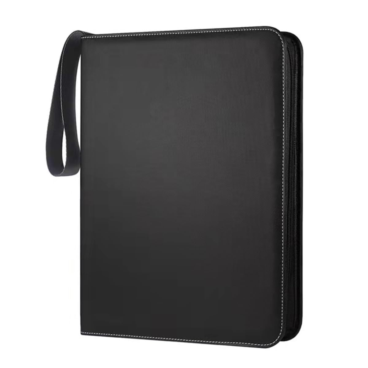 Ieron Trading Card Binder 900 Pcs Binder With Sleeve Pockets 50 Pages, 18 Pockets Each For Storing Game Trading Cards Football Cards Baseball Cards Bank Cards (Black)