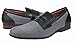 Ferro Aldo Men Fashion Slip On Loafers Dress Shoes Leather Lining Black Blue Plaid