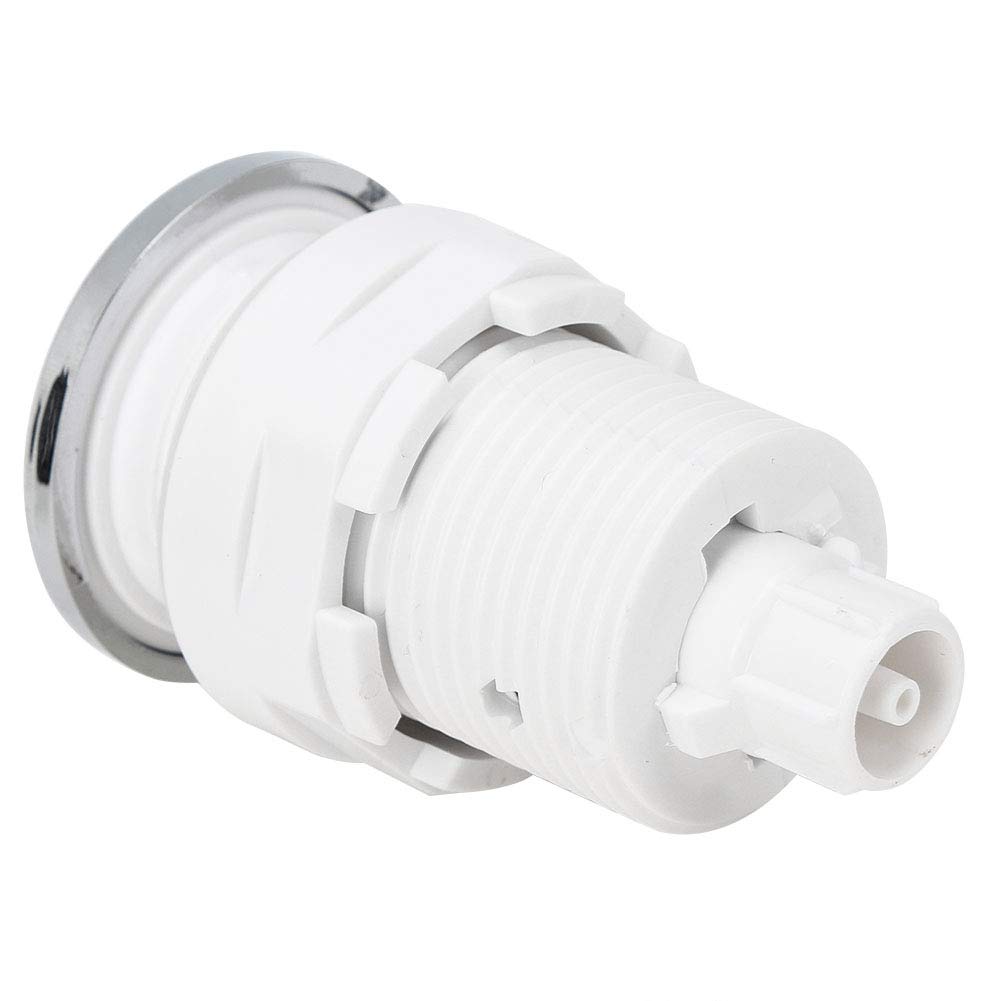 TOPINCN Air Button Switch, 28mm Waterproof, Push Button Operation, Chrome