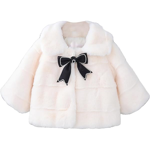 Camicia Bolero In Finta Pelliccia Per Bambina - Fiore Principessa Abito Da Cerimonia