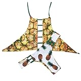 Teeta(TM) Women's Pineapple Fruit Print Two Piece Bikini Set Swimwear Swimsuit