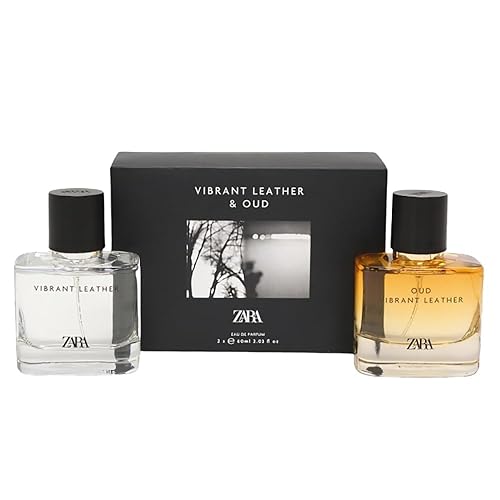 Zara Vibrant Leather and Oud Vibrant Leather Cologne for Men EDP Eau De  Parfum Fragrance Set 2x 60 ML OZ) in Kuwait Whizz Eau de Parfum