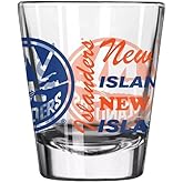 Logo Brands NHL Spirit 2oz Shot Glass, Full 360 Wrap Design