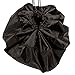 Santa Barbara Surfing Suit Saver Wetsuit Changing Mat/Waterproof Wet Bag - for A Clean Wet Suit Change (Black)