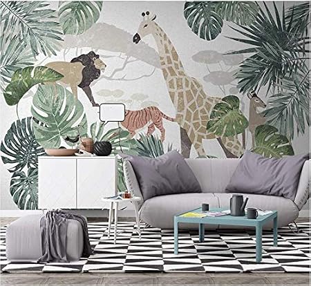 Téléchargement gratuit Images Yfxgstli Papier Peint Jungle Tapisserie Photo Poster Muraux Mur actualisé par