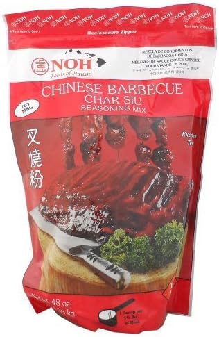 NOH Chinese Barbecue (Char Siu) Seasoning Mix, 3-pound Bag Resealable Bag by NOH Foods