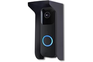 DGYEZHAO Metal Doorbell Cover Weatherproof, Doorbell Rain Cover, Anti Glare Sun Shade, Compatible for Blink/Ring Pro2/Arlo/Wyze/Google Nest/Reolink Video Doorbell