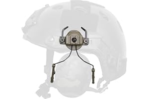 Qavctw Tactical Helmet Rail Headset Adapter Suspension Bracket For Airsoft Ear Protection Fast ARC Rail System