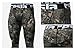 TSLA Men's 3/4 Compression Pants, Running Workout Tights, Cool Dry Capri Athletic Leggings, Yoga Gym Base Layer, Zero Pants Camo Green, Large