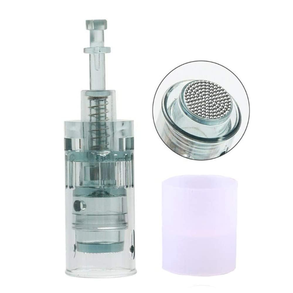 Micro Needles Cartridges Fit with Dr. Pen Ultima M8 - Round Nano Needle Cartridges For Electric Derma Auto Pen Microneedle Therapy System - 10pcs/ Pack