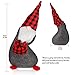 D-FantiX Christmas Valentines Gnomes Plush, Mr Santa Scandinavian Swedish Tomte Gnome Figurines Christmas Ornaments Christmas Decoration Home Décor 14 Inch