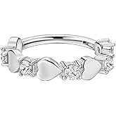 FANSING Heart Conch Hoop Earring 16g 10mm Conch Piercing Jewelry Surgical Steel 16 Gauge Piercing Earrings for Women Hinged