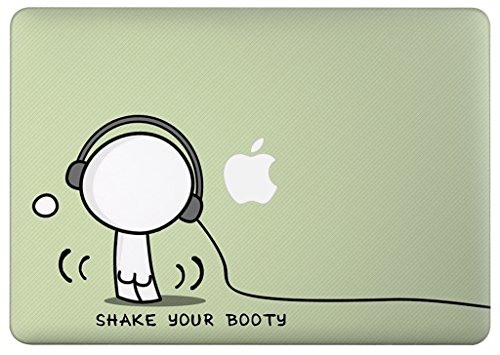 UESWILL Full Body Sticker for 13" MacBook Air, [Anti-scratch] Vinyl Art Skin Decal Sticker- Set w/ Keyboard,Palmrest,Touchpad,Upper & Bottom Skin+Microfibre Cleaning Cloth,(Headphone) - Thumbnail 2